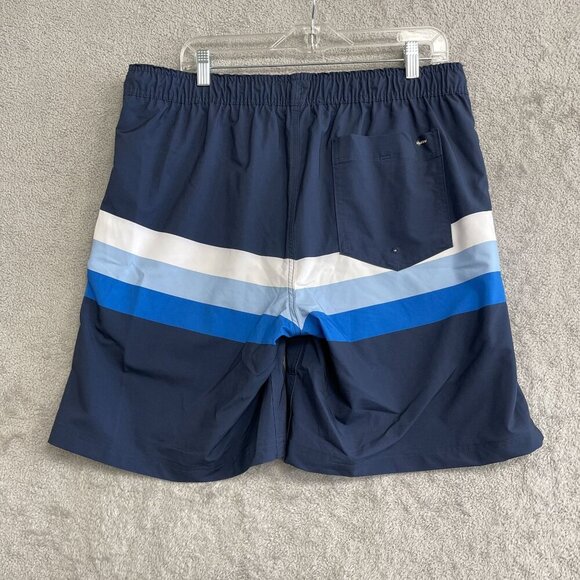 NEW Hurley Men's XL Navy Swim Shorts 4-Way Stretch Water-Repellent UPF 50 - Picture 3 of 6